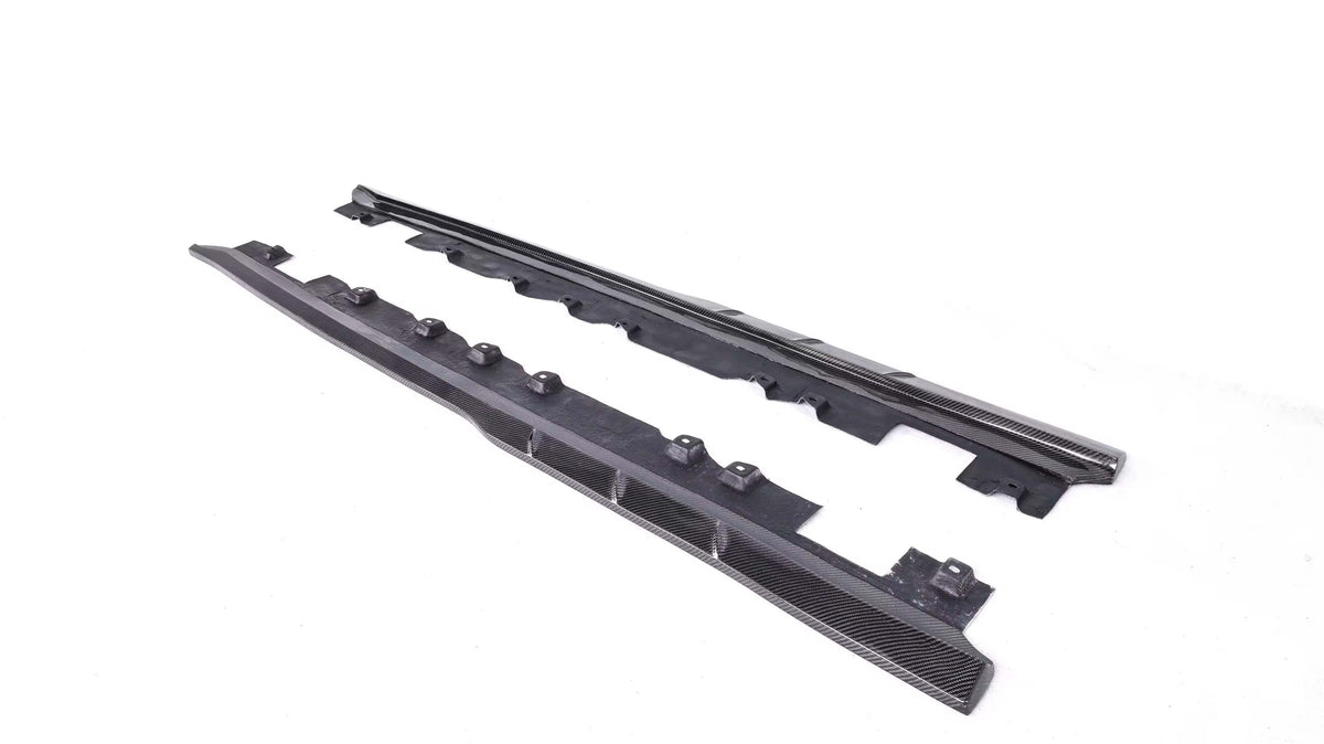 Carbon Fiber TCI Side Skirt extension Set  - Toyota Supra A90.
