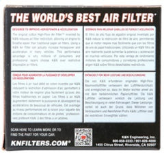 K&N Universal Rubber Filter 2 inch Top OD / 3.5 inch Base OD / 2.25 inch Flange ID / 4 inch Height