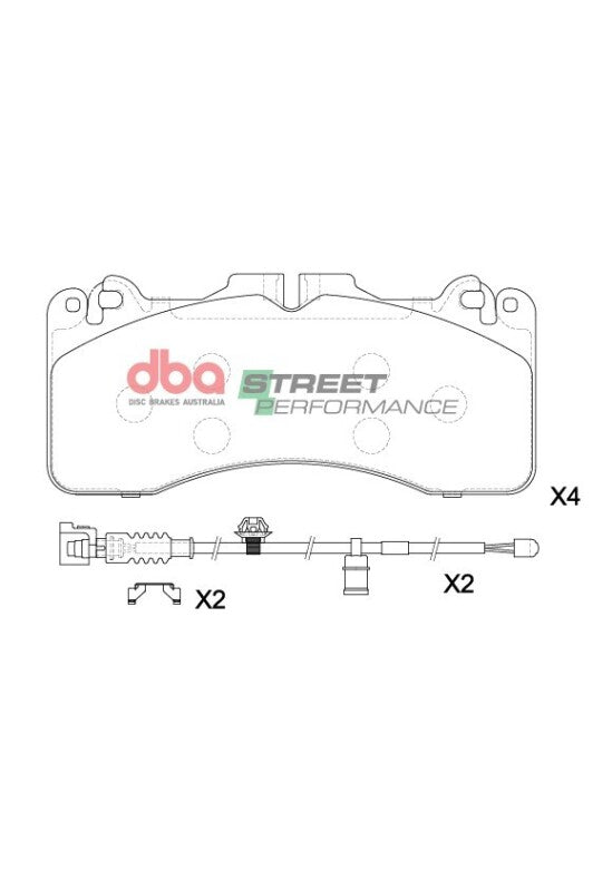 DBA 16-20 Lexus GS F SP Performance Front Brake Pads