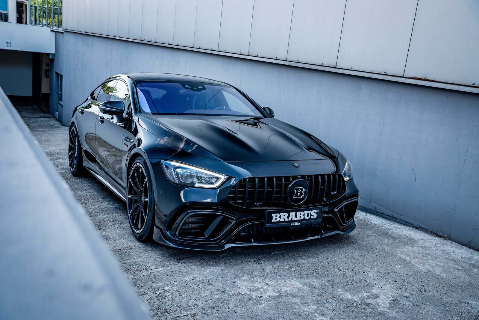 B-style Carbon Fiber Front Lip - Mercedes Benz AMG GT63 GT50.