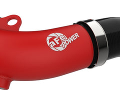 aFe 2024+ Jeep Wrangler JL L4-2.0L (t) BladeRunner 2-1/2in Aluminum Hot Charge Pipe - Red