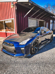 Carbon Fiber VS-Style Front Splitter - Nissan R35 GTR.