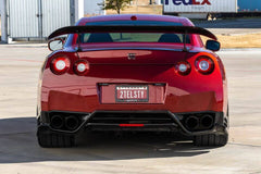 TS-Style Carbon Fiber Rear Diffuser W/BrakeLight - Nissan GTR R35.