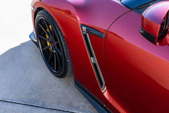 OEM Style Carbon Fiber Front Fender Vent For Nissan GTR R35.