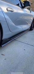 A-Style Carbon Fiber Side Skirt Extension - Toyota A90A91 Supra.