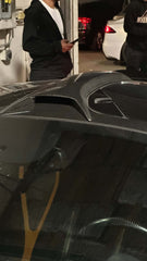 Novi Style Dry Carbon Fiber Air Intake Roof Scoop Vents - McLaren 720s Coupe.