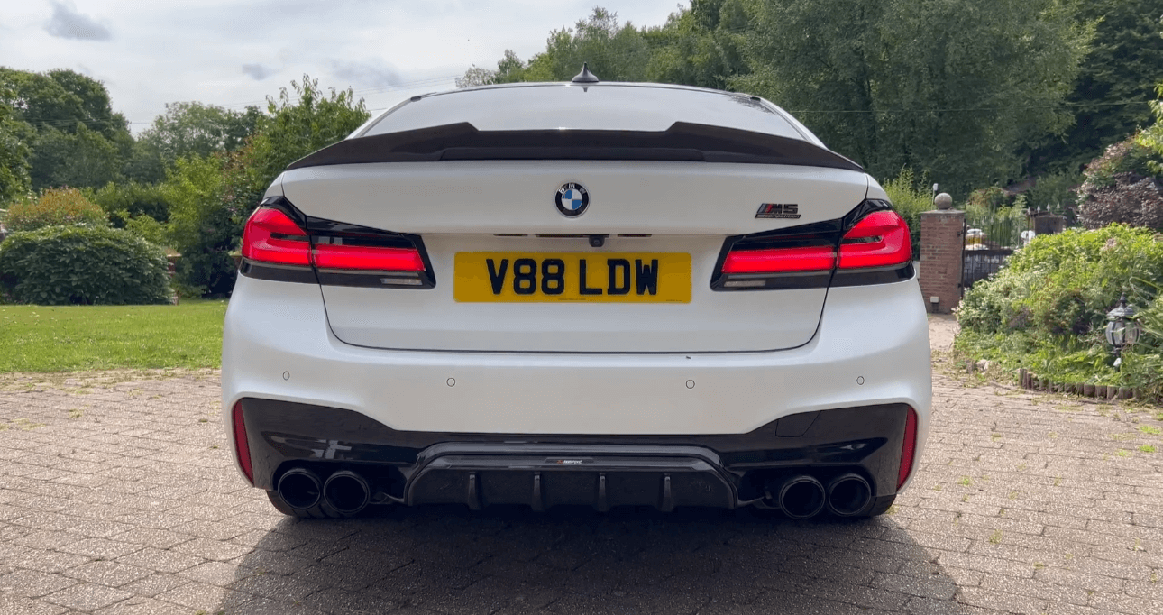 PSM Style High Kick Carbon Fiber Trunk Spoiler - BMW F90 M5 / G30 5 Series.