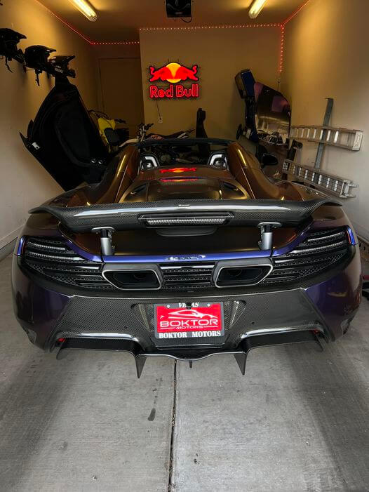 V Style Carbon Fiber Rear Wing - McLaren 650s/MP4-12c.