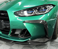 Dry Carbon Fiber Front Bumper Canard Fangs - BMW G90/G81/ & G82.