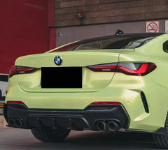 Carbon Fiber Rear Diffuser with Brake Light - BMW G22/G23 4 Series.