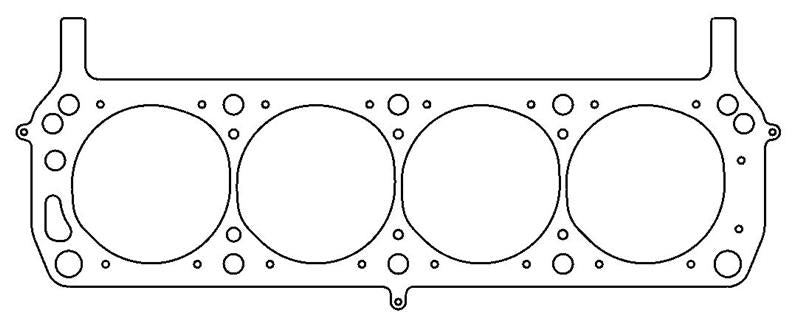 Cometic Ford 302/351W Windsor V8 .030in MLS Cylinder Head Gasket - 4.180in Bore - SVO/Yates - LHS