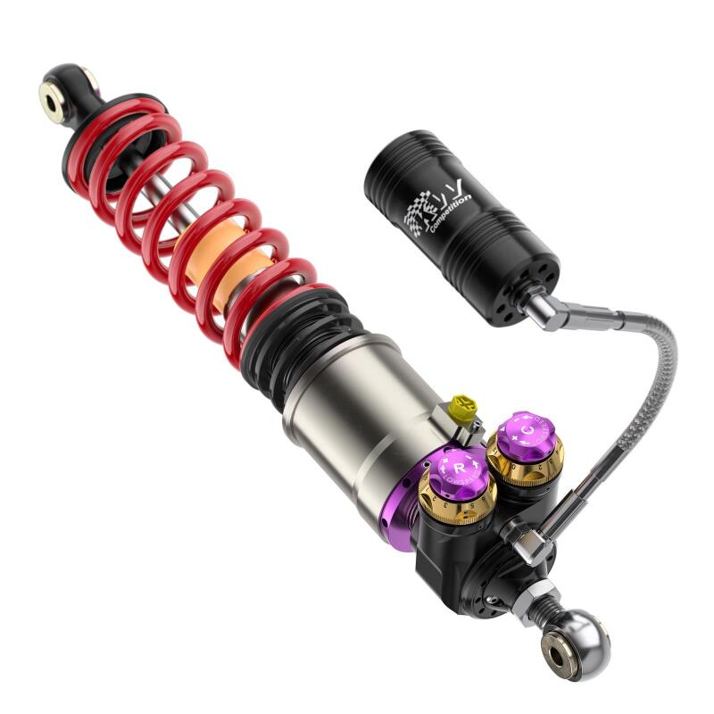 KW 04-05 Porsche Carrera GT Special Edition HLS4 V5 Coilover Kit w/ Red & Blue Springs