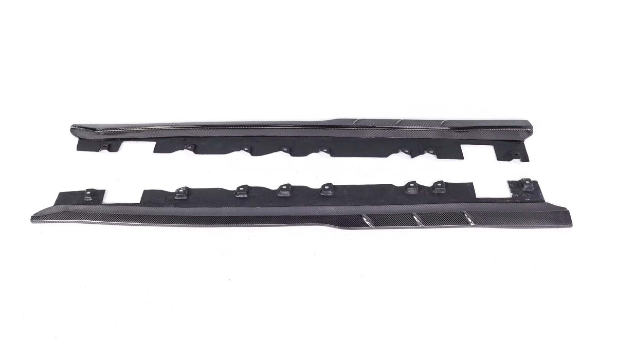 Carbon Fiber TCI Side Skirt extension Set  - Toyota Supra A90.