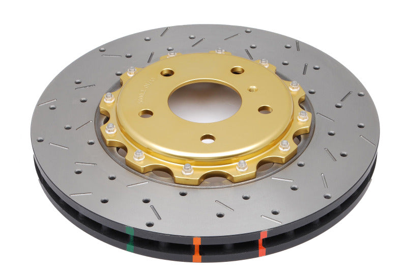DBA 03-07 350Z / 03-04 G35 w/ Brembo Front Drilled & Slotted 5000 Series 2 Piece Rotor Assembled w/