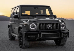 Gloss Black GTR Style Front Bumper Grille - Mercedes Benz G Class W464 G500 G550 2019-24.
