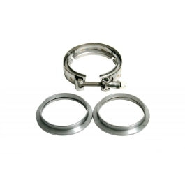 Full-Race 304 Stainless Steel 3" V-Band Flange Kit.