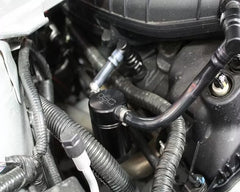 J&L Passenger Side Oil Separator 3.0 - Black Anodized Ford Mustang V6 2011-2017