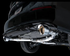AWE Tuning Track Edition Exhaust | 3" Diameter | 5" Dual Chrome Silver Tips Acura Integra 2023-2025|Honda Civic Si 2022-2025