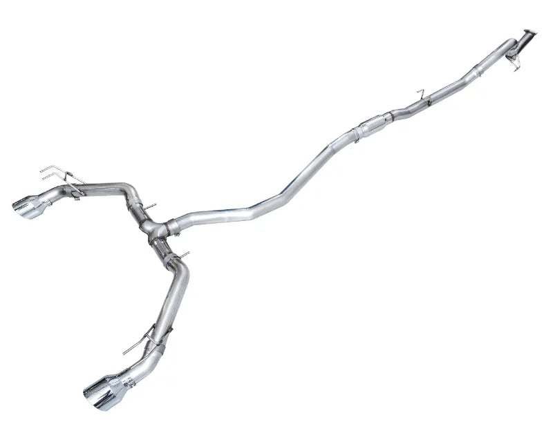 AWE Tuning Track Edition Exhaust | 3" Diameter | 5" Dual Chrome Silver Tips Acura Integra 2023-2025|Honda Civic Si 2022-2025