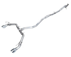 AWE Tuning Track Edition Exhaust | 3" Diameter | 5" Dual Chrome Silver Tips Acura Integra 2023-2025|Honda Civic Si 2022-2025