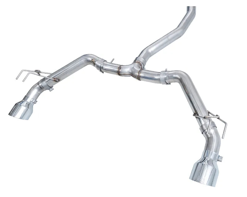 AWE Tuning Track Edition Exhaust | 3" Diameter | 5" Dual Chrome Silver Tips Acura Integra 2023-2025|Honda Civic Si 2022-2025