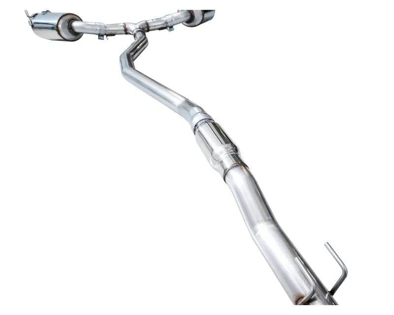 AWE Tuning Track Edition Exhaust | 3" Diameter | 5" Dual Chrome Silver Tips Acura Integra 2023-2025|Honda Civic Si 2022-2025