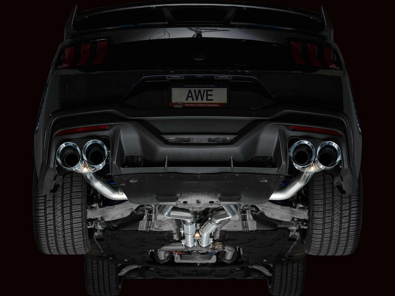 AWE Exhaust Suite for S650 Ford Mustang Dark Horse