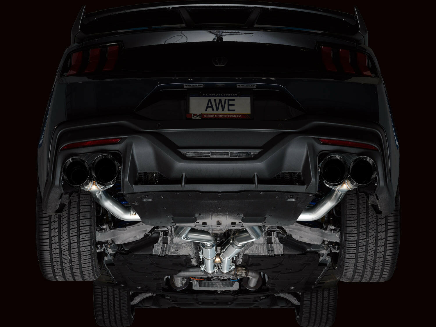 AWE Exhaust Suite for S650 Ford Mustang Dark Horse