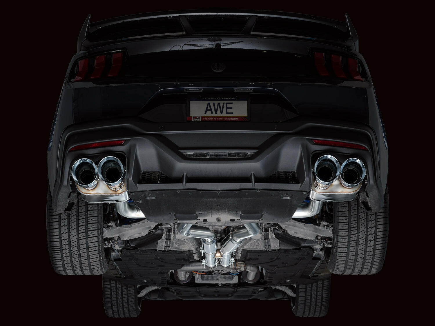 AWE Exhaust Suite for S650 Ford Mustang Dark Horse