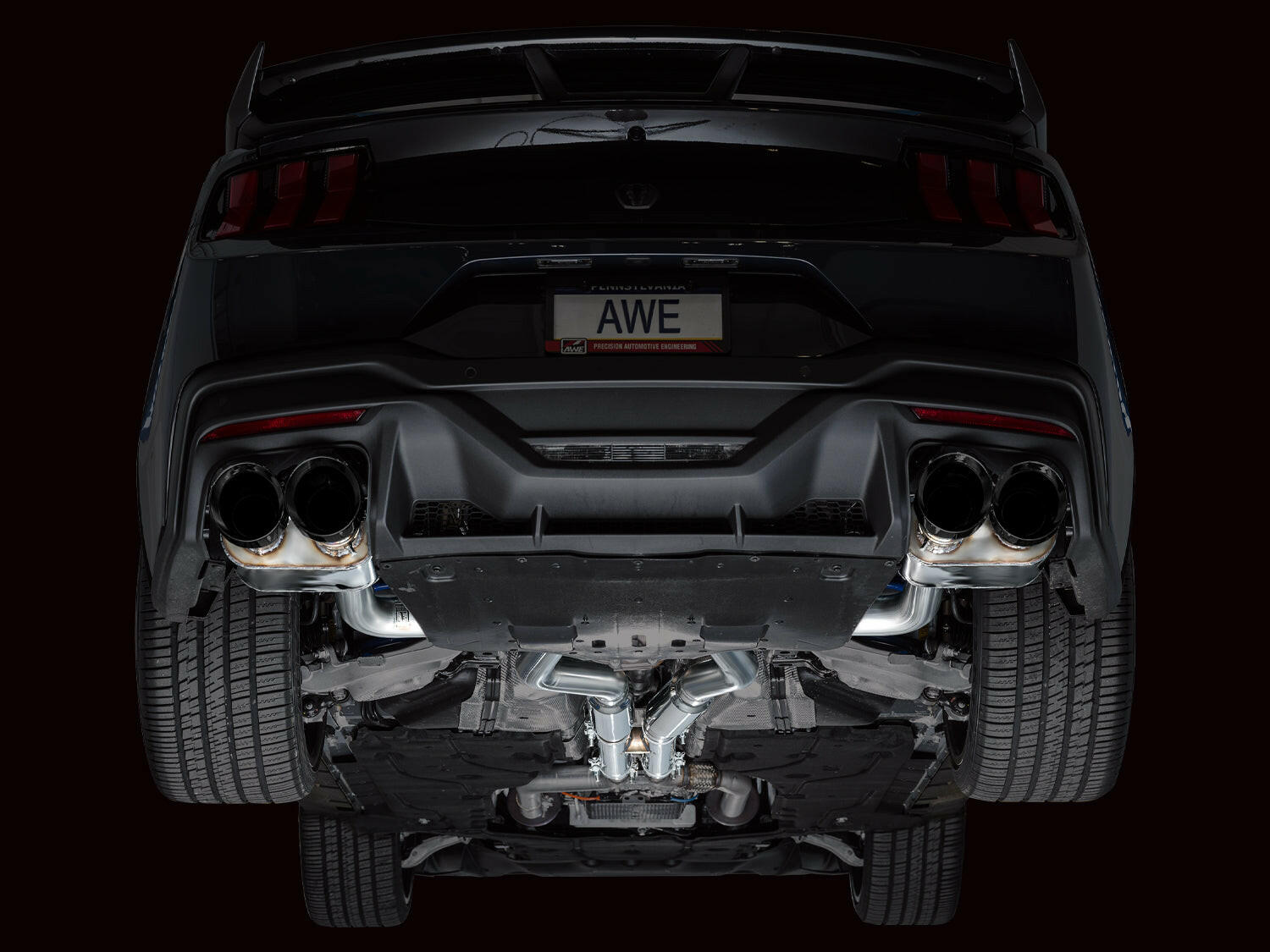 AWE Exhaust Suite for S650 Ford Mustang Dark Horse