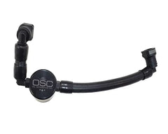 J&L Passenger Side Oil Separator 3.0 V2 - Black Anodized Ford Mustang V6 2011-2017