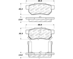 StopTech Brake Rotor Set - Front, Silver, for Honda Civic 2006-2011, 305.0374.