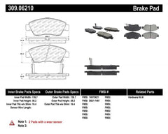 StopTech Brake Rotor, Front, Black, for Honda Civic 2006-2011, 309.0621.