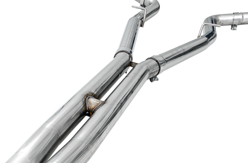 AWE Tuning 2015+ Dodge Charger 6.4L/6.2L Non-Resonated Touring Edition Exhaust - Diamond Blk Tips