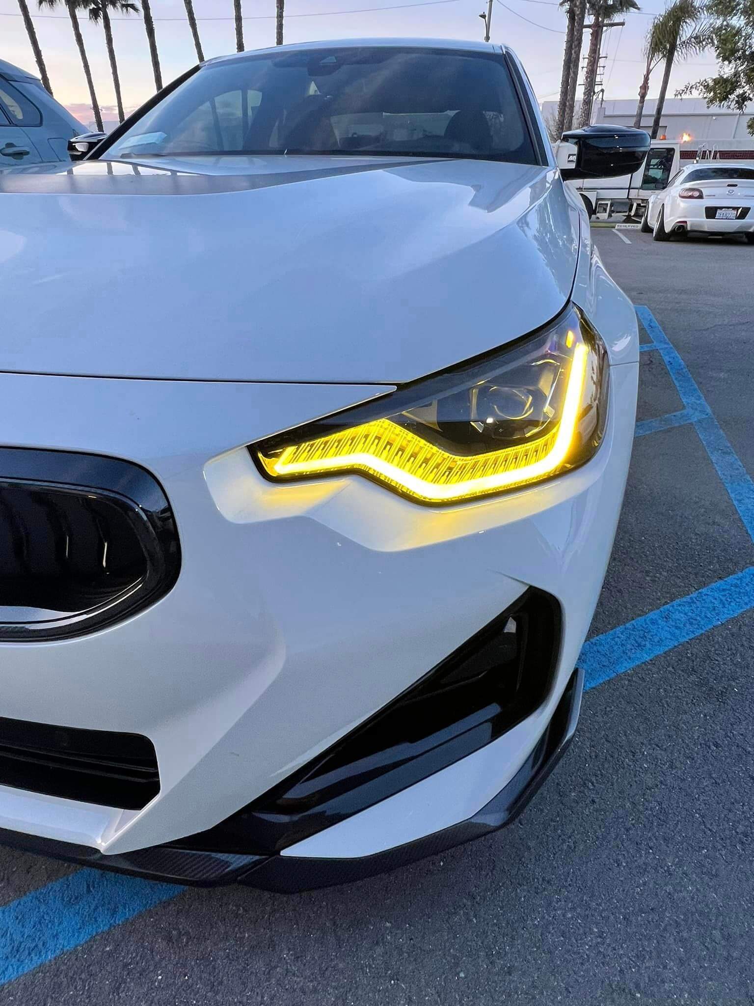 CSL Yellow DRL Led Module - BMW G87 M2 & G42 2 Series.