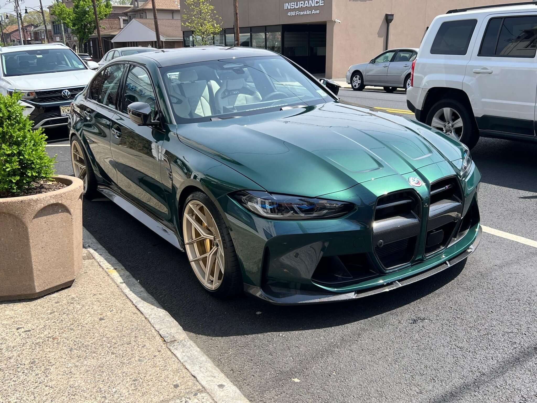 3D Style Carbon Fiber Front Lip - BMW G80 M3 & G82 / G83 M4.