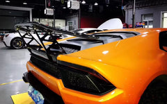 Carbon Fiber DMC Style Rear Wing w/ base -  Lamborghini Huracan LP580 LP610.