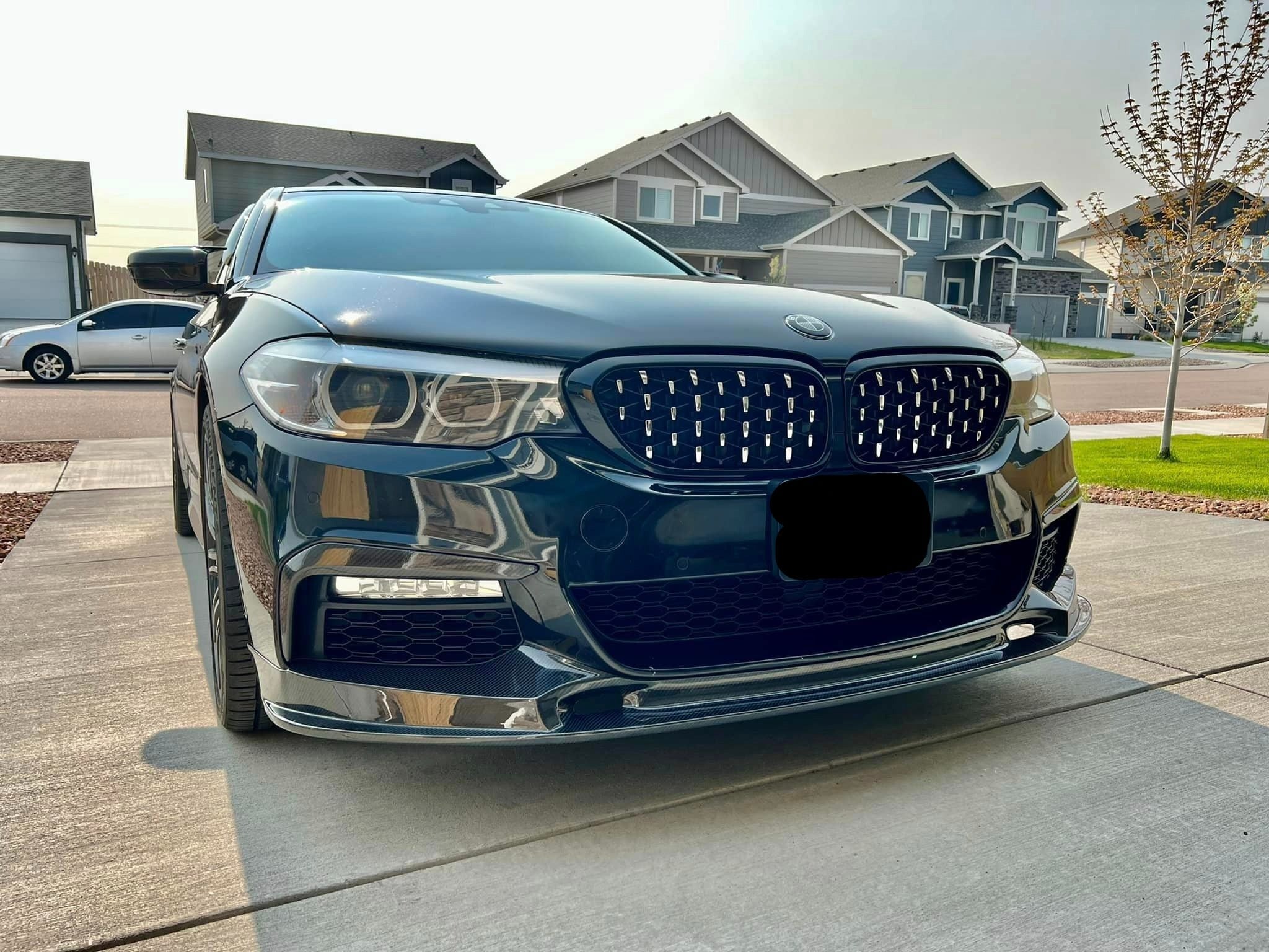 DTM Style Carbon Fiber Front Lip - BMW G30.