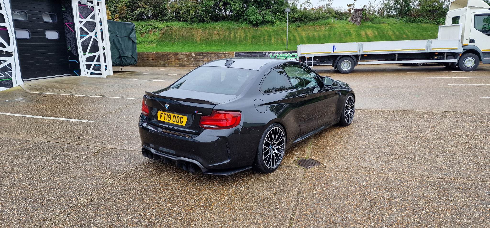 V-Style Carbon Fiber Rear Diffuser - BMW F87 M2 & M2C.