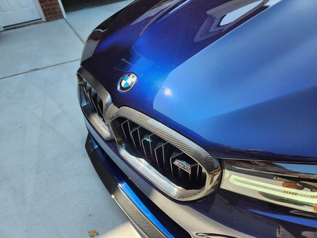 Dual Slat Carbon Fiber Grille - BMW G30 5 Series LCI.