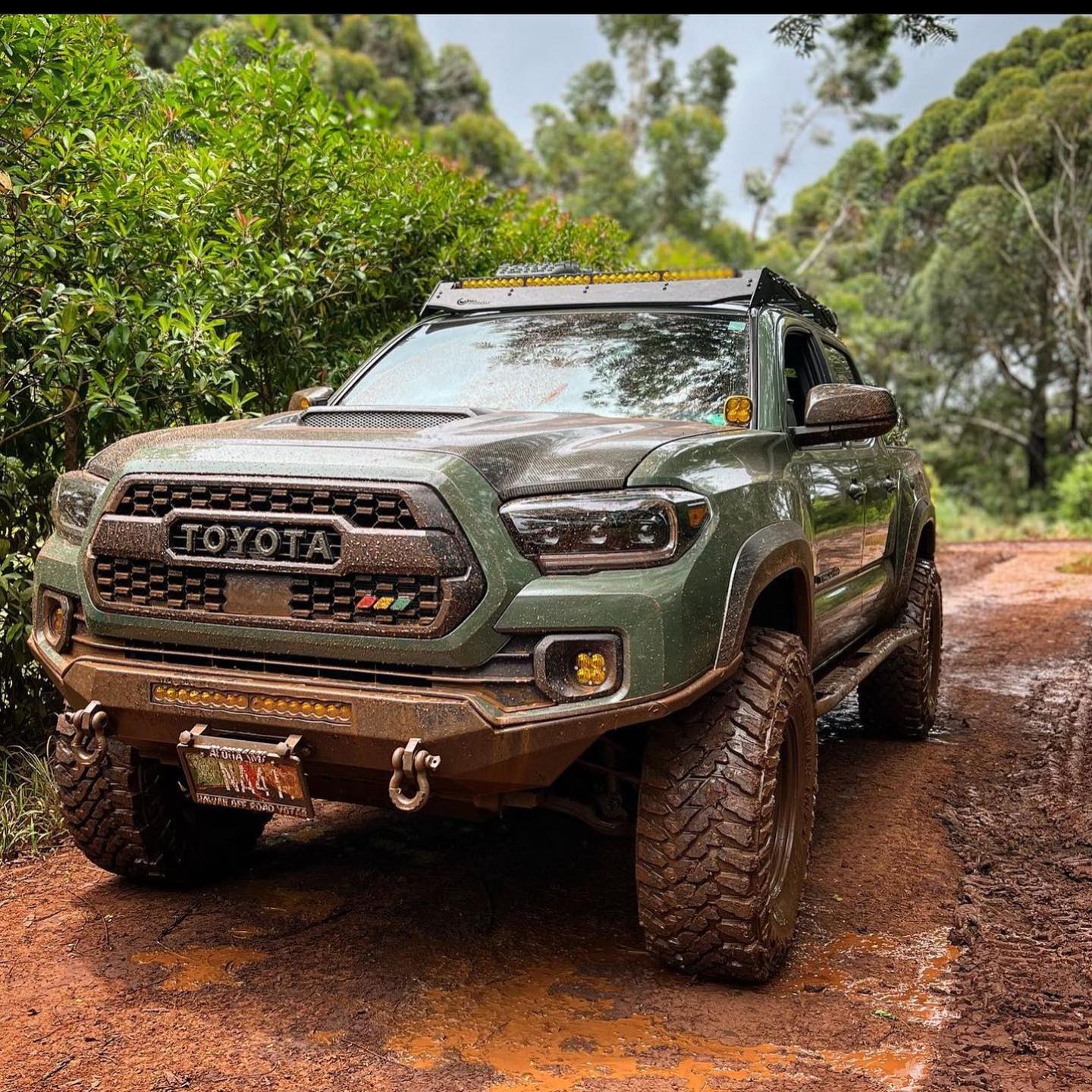 Southern Style 16-23 Tacoma Slimline Full Plate Front Bumper.