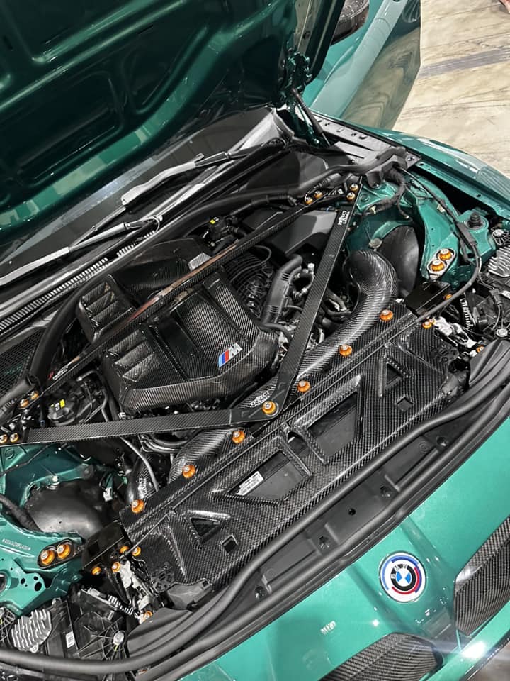 Dry Carbon Fiber Cooling Shroud Cover  - BMW G80 M3 & G82 / G83 M4.