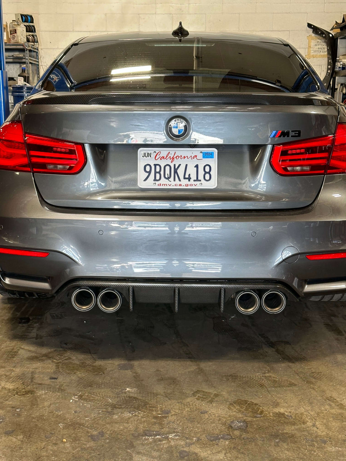 M Performance Carbon Fiber Trunk Spoiler - BMW F80 M3 & F30 3 Series.
