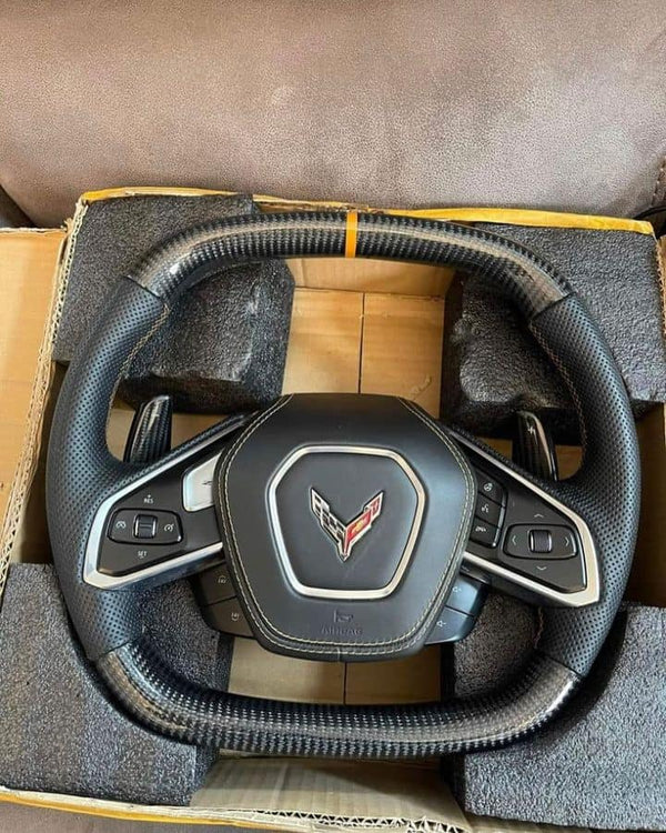 Corvette Full Custom Steering Wheel - Chevrolet Corvette.