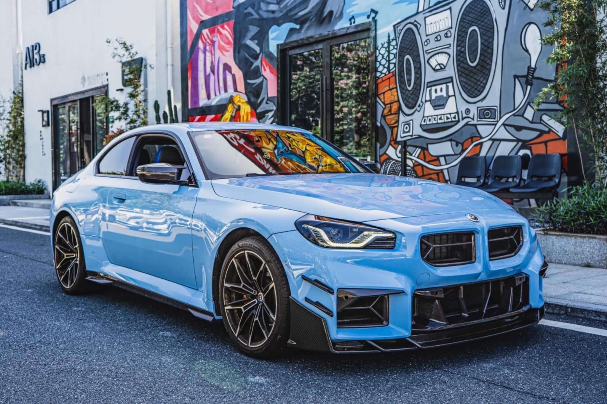 Carbon Fiber Performance Style Front Lip - BMW G87 M2.