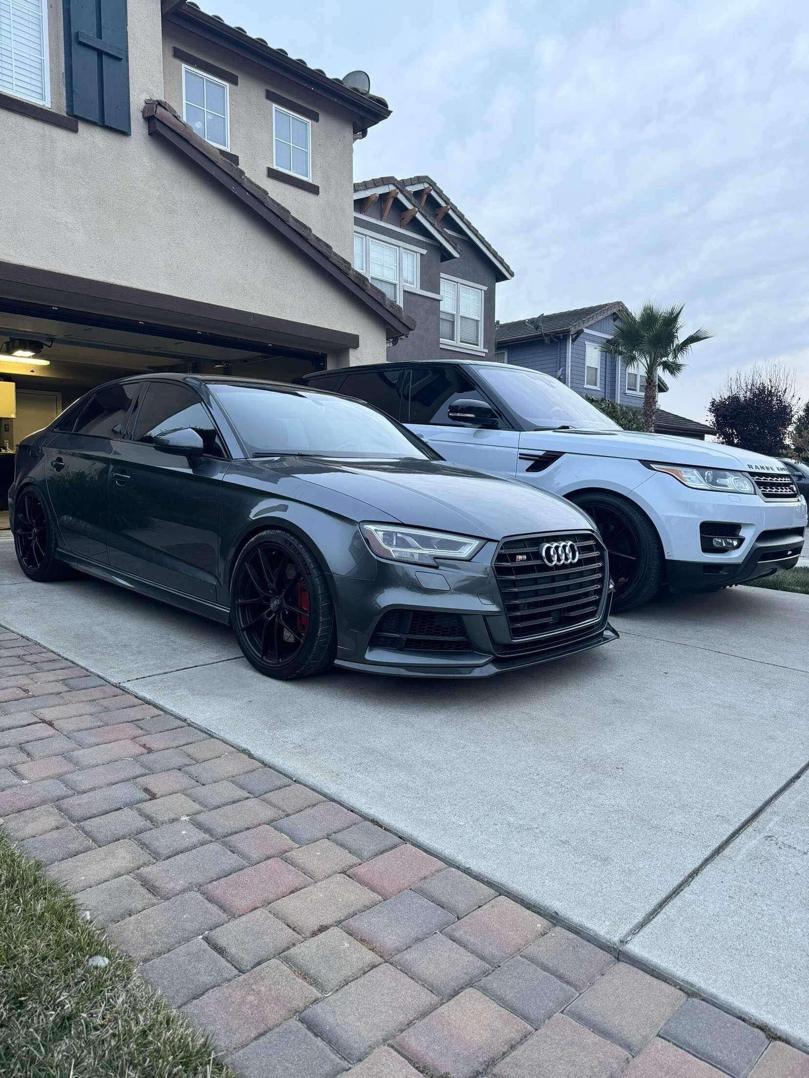 J Style Carbon Fiber Front Lip - Audi S3 / A3 8V S Line.