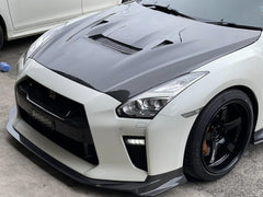 VRS Style Carbon Fiber Hood Bonnet - Nissan R35 GTR.