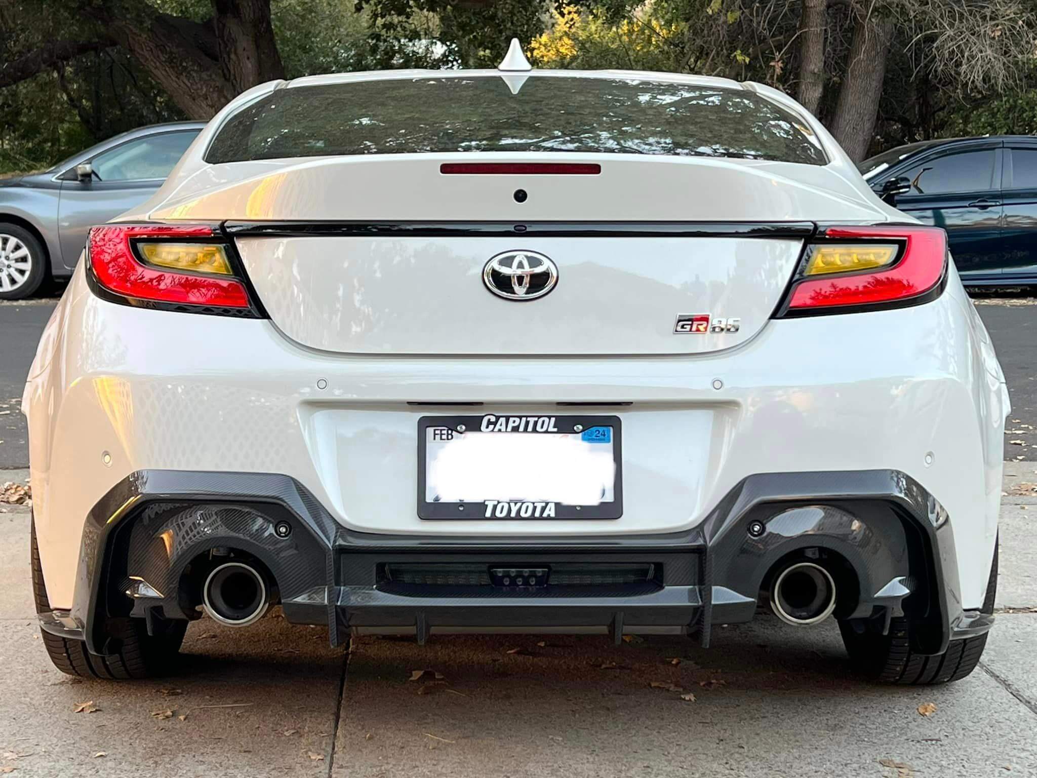 AD Style Carbon Fiber Rear Diffuser - Toyota GR86.