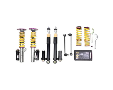 KW Suspension Clubsport Kit 3 Way w/ Top Mounts Audi A3 8P FWD All Engines 2006-2013.