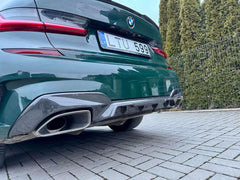 M Performance style Carbon Fiber Rear Diffuser - BMW G20 / G28 3 Series.